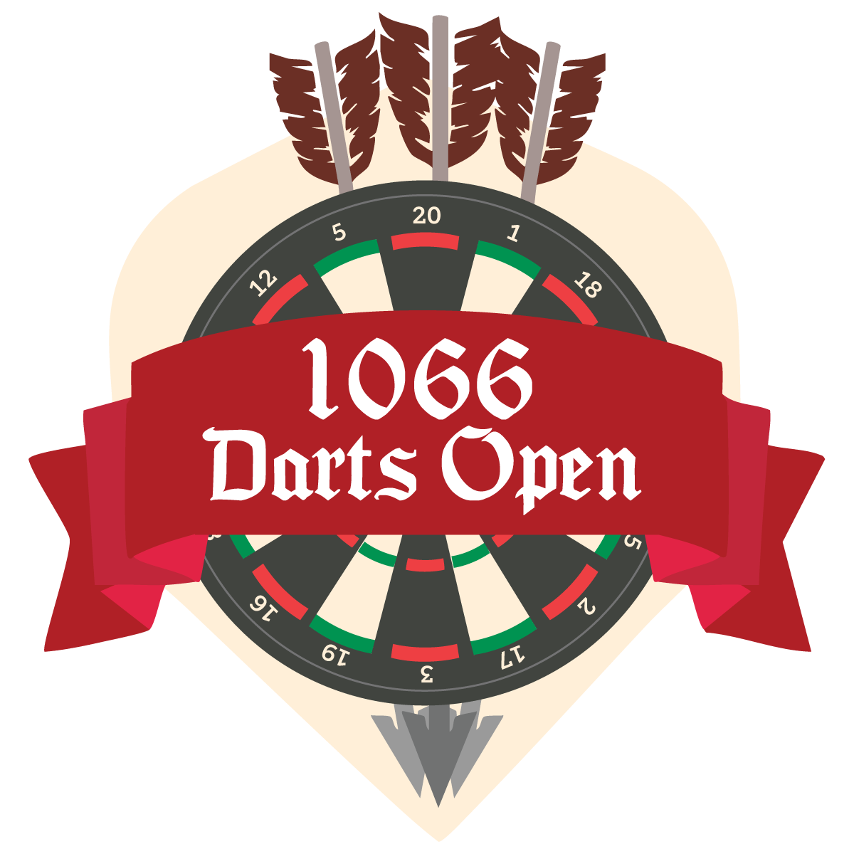 1066 Darts Open Logo